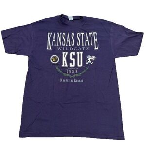 Vintage Kansas State Wildcats KSU Shirt XXL Single Stitch USA Galt Sand 80s 90s